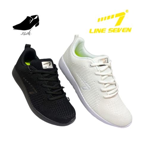 Line 7 Unisex Breathable Running Sport Shoes Kasut Sekolah School