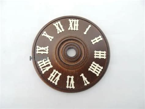 Cadran Bois D Horloge Pendule Coucou For T Noire Cm Marron