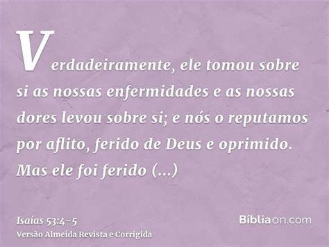 Isa As Ele Tomou Sobre Si As Nossas Enfermidades E Sobre Si