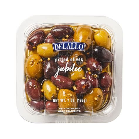 DeLallo Marinated Pitted Olives Jubilee With Kalamata Nicoise