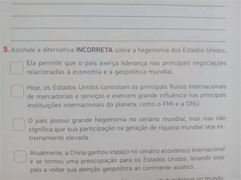 Galeraaa Me Ajudem Nessa Quest O De Geografia Pff Para Hj