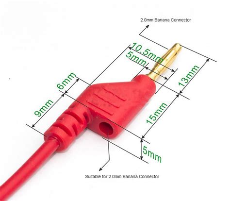 Stackable 2mm Banana Plug To 4mm Banana Plug Test Cable News