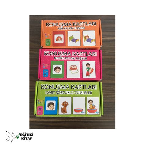 KonuŞma Kartlari 3lÜ Set Dkt Eğitici Kitap