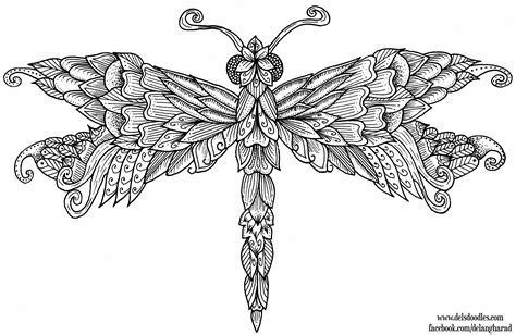 23 Of The Best Ideas For Dragonfly Coloring Pages For Adults Home