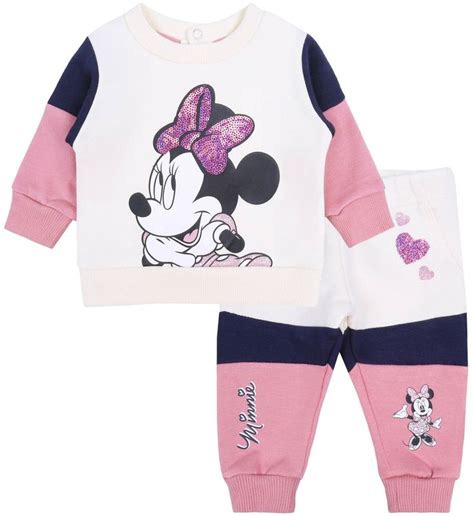 Creme Pinker Babyanzug Mit Pailletten Minnie Mouse DISNEY EBay Baby