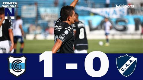 Gimnasia J 1 0 Alvarado Primera Nacional Fecha 10 Zona A YouTube