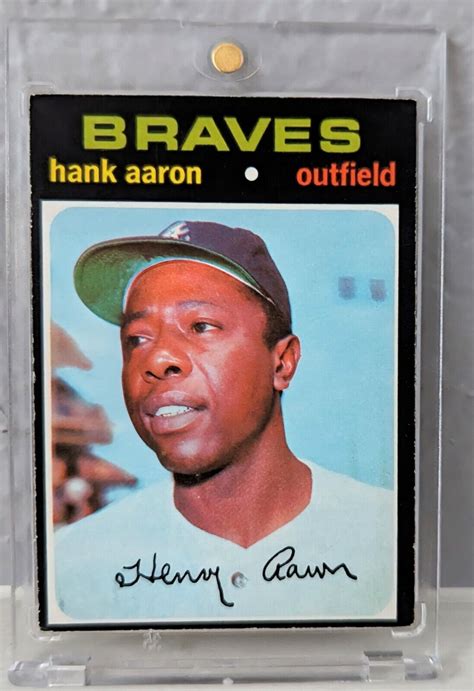 1971 TOPPS OPC O PEE CHEE BASEBALL 400 Hank Aaron VG EX ATLANTA BRAVES