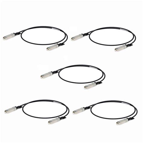 Ubiquiti Udc 2 Unifi Direct Attach Copper Cable 10gbps 5 Pack Dac Cable 2 Meters 10g Sfp Copper