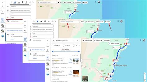 Hotels Along My Route on Google Maps - How To Find Them