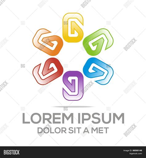 Logo Vector Letter Vector & Photo (Free Trial) | Bigstock