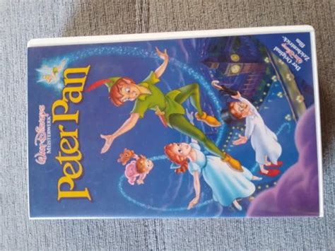 PETER PAN VHS Video Kassette Walt Disney 73min EUR 1 00 PicClick DE