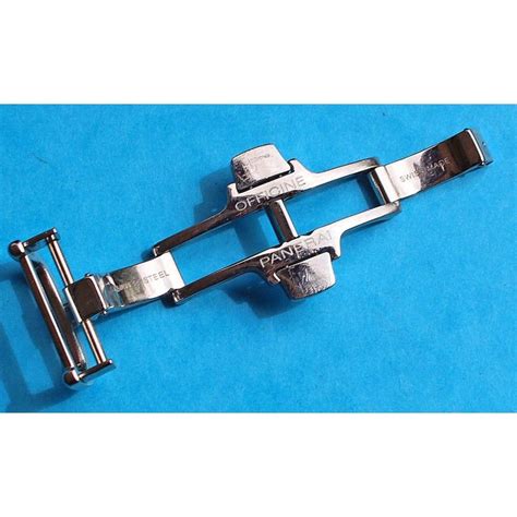 Panerai Genuine Oem Polished Stainless Steel Butterfly Deployment Clasp