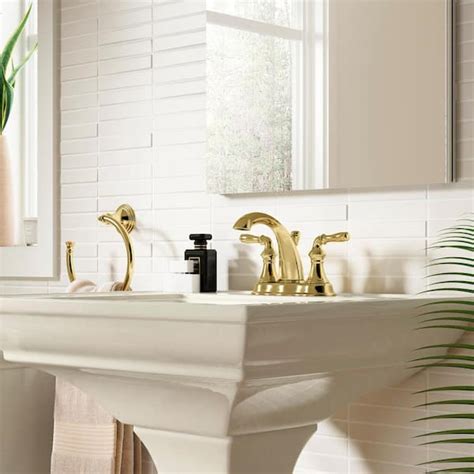 Kohler Polished Brass Bathroom Faucets Semis Online