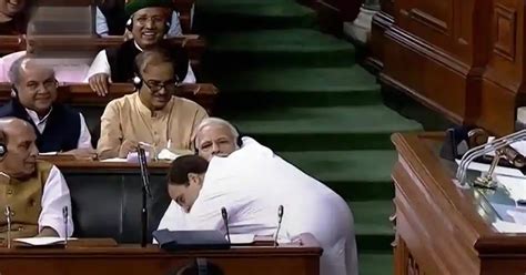 Rahul Gandhi On Hug To Pm Modi Pm Was ‘very Angry I Showed Him Some