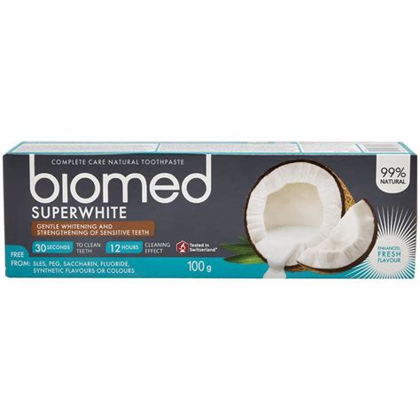 Buy Biomed Toothpaste Superwhite Coconut 100g Online at Chemist Warehouse®