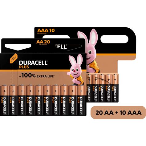 Duracell Batterie 20 10 Pack 20x Mignon Aa Lr06 10x Micro Aaa Lr03