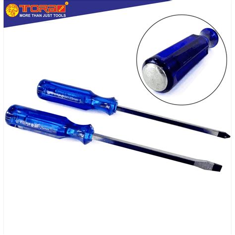 Jual Tora Obeng Tembus Ketok Biru X Mm Screwdriver Plus Minus