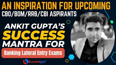 Ankit Gupta S Success Story An Inspiration For SBI CBO 2023 RRB