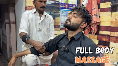 Relaxing Head And Back Massage By Pakistani Barber 💈 Asmr Neck Cracking