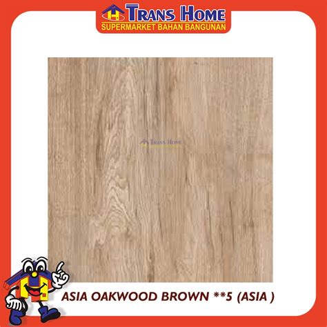 Jual Keramik Lantai Dinding Asia Oakwood Brown Ukuran X Asia