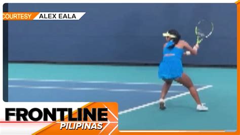 Alex Eala Tinalo Si Former World No Sara Errani Frontline