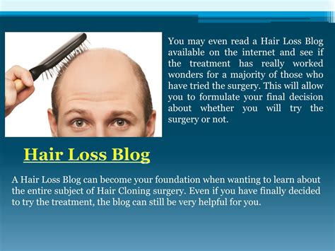 Ppt Hair Loss Blog Powerpoint Presentation Free Download Id1376310