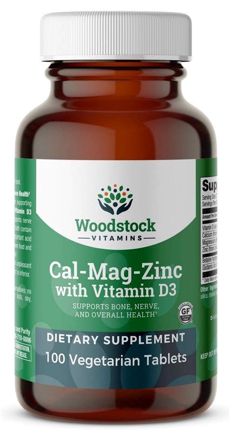 Cal Mag Zinc With Vitamin D Tablets