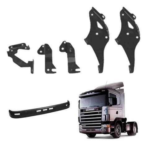 Kit Suportes Tapa Sol Acrílico Scania T r p g r 2008 A 2013