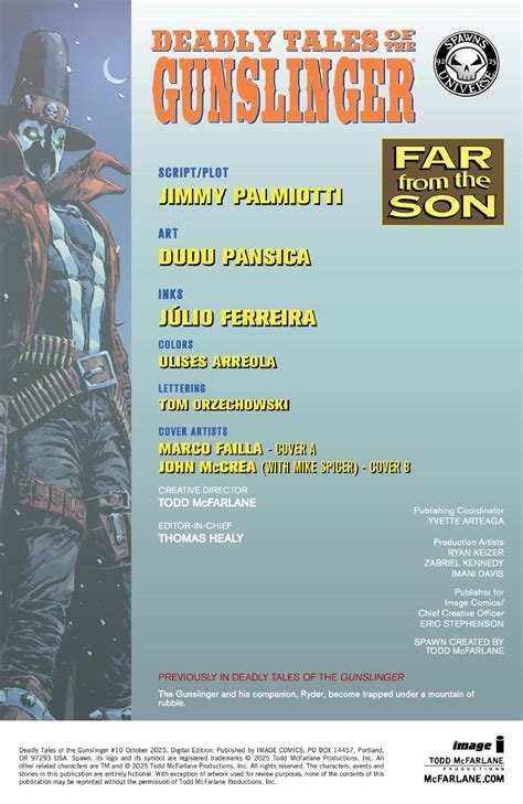Deadly Tales of the Gunslinger Spawn (2024-) Chapter 10 - Page 2
