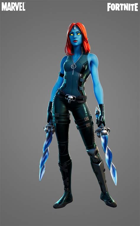 Artstation Fortnite Mystique Skin Dark Variant Justin Holt