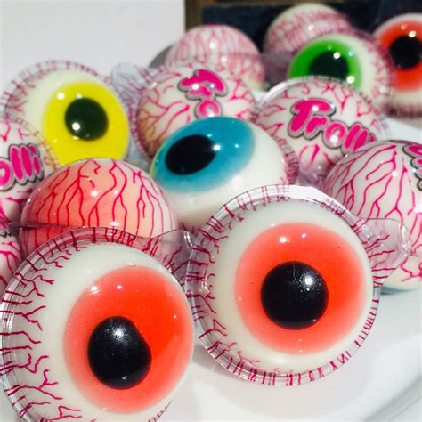 Flashing Trolli Eyeball Gummy German Halloween Must Have Whole Person