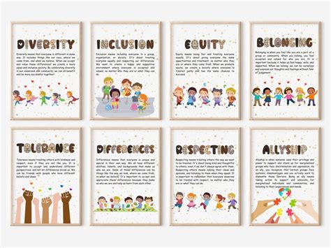 35 Diversity Poster Set Inclusive Posters Inclusive Classroom Poster