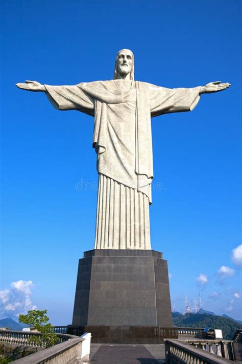 Cristo El Corcovado R O De Janeiro El Brasil De La Estatua Del Redentor