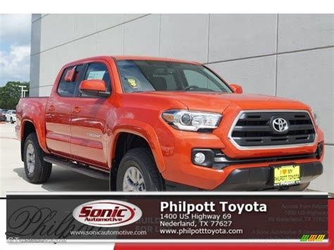 Inferno Orange Toyota Tacoma Sr Double Cab Gtcarlot