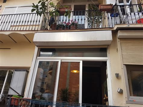 Balconera corredera de tres hojas Carpintería de Aluminio Barcelona