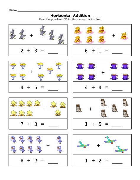 Reception Maths Worksheets Printable | Activity Shelter