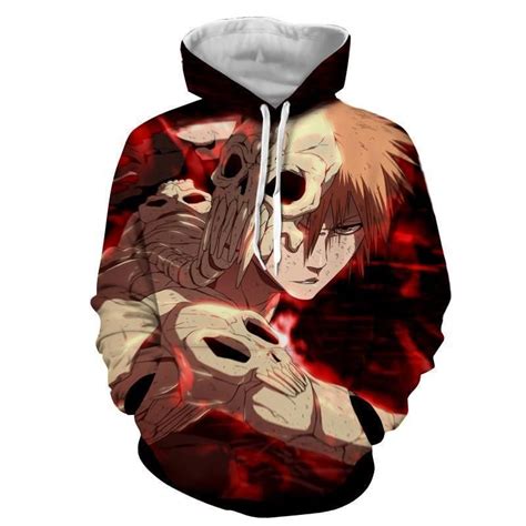 Hollow Ichigo Bleach 3d Printed Bleach Hoodie Anime Hoodie Bleach