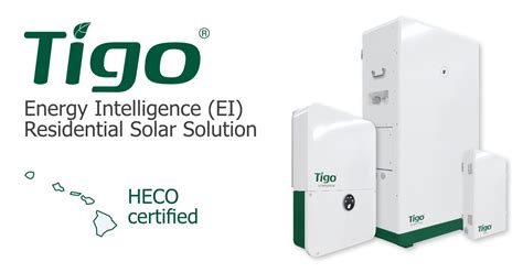 Tigo Energy Receives Hawaiian Electric Certification For Energy