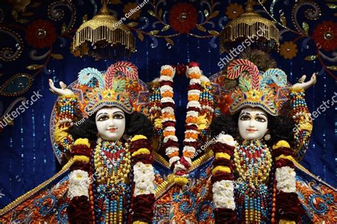 Beautiful Deities Of Radha Govindji And Sri Sita Ram Laxman Hanumanji