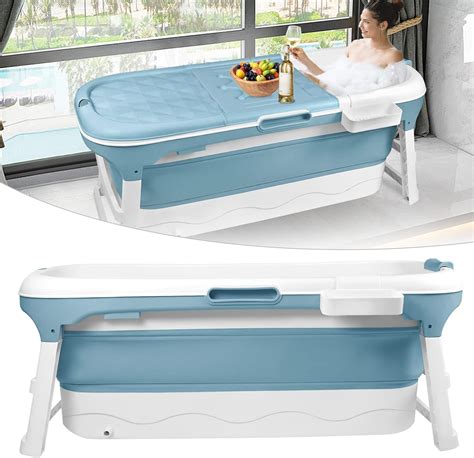 Hengmei Baignoire Pliable Adulte Xxl Mobile Baignoire Portable Avec