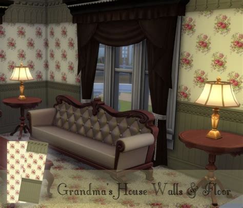 Cc4sims Grandma`s House Walls And Floors • Sims 4 Downloads