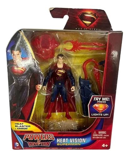 Mattel Superman Heat Vision Powers Of Krypton Lacrado Frete Grátis