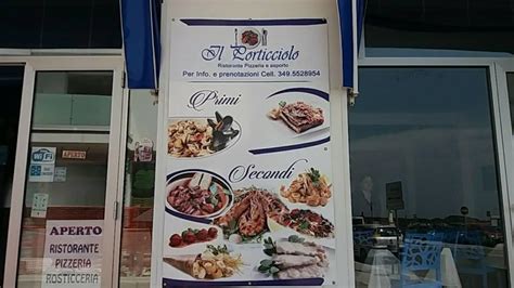 Menu Da Il Porticciolo Ristorante Porto Cesareo