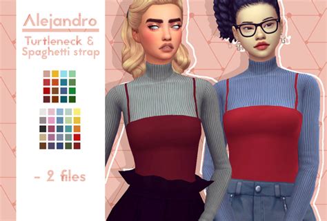 Best Sims Turtleneck Cc Mods Guys And Girls Fandomspot