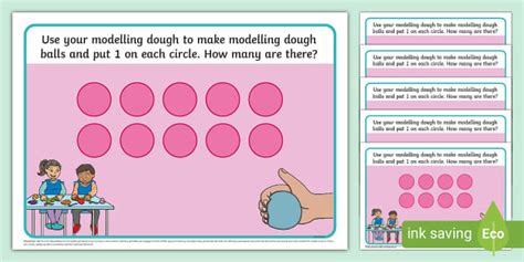 Counting Squash Modelling Dough Mats Twinkl