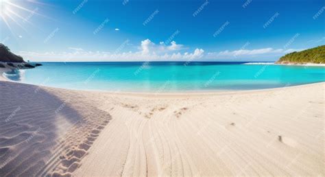 Premium Photo | Landscape Nature panorama Beach blue sky