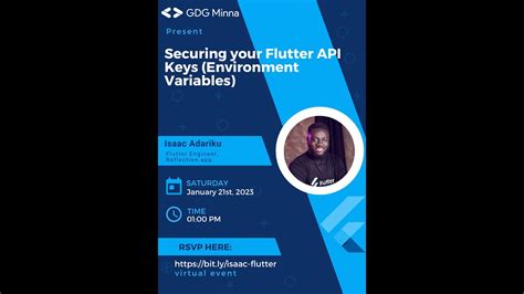 Securing Your Flutter Api Keys Environment Variables Youtube