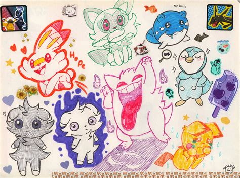 pokemon sketches by cute-girle1999 on DeviantArt