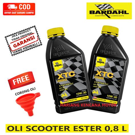 Jual Bardahl Oli Mesin Xtc Scooter Ml Motor Matic Mio Beat Vario Pcx