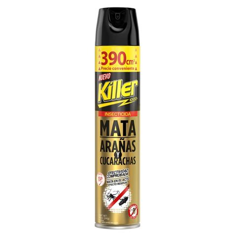 Insecticida Killer Aerosol Arañas y Cucarachas 390 cc